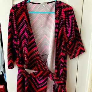 Kiyonna brand wrap dress